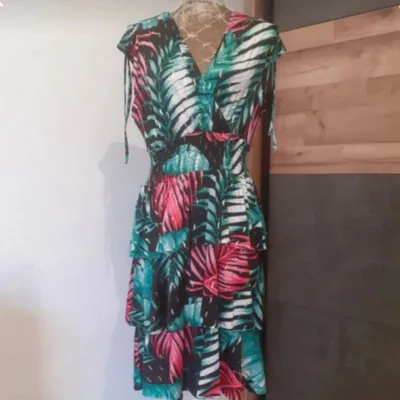 Robe d'été multicolore TU Fashion 